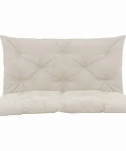 vidaXL Cushion for Swing Chair Cream 100 cm Fabric