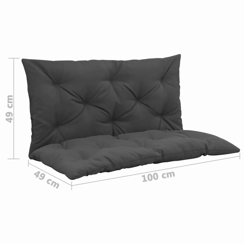 vidaXL Cushion for Swing Chair Anthracite 100 cm Fabric