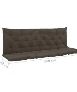 vidaXL Cushion for Swing Chair Anthracite 150 cm Fabric