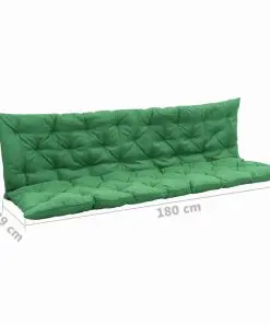 vidaXL Cushion for Swing Chair Green 180 cm