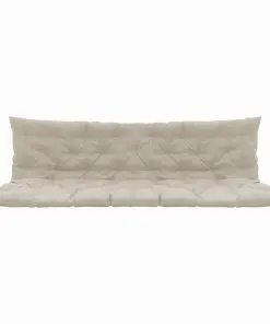 vidaXL Cushion for Swing Chair Cream 180 cm Fabric
