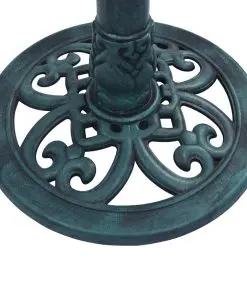 vidaXL Sundial Green 35.5×82 cm Plastic