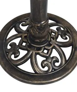 vidaXL Sundial Bronze 35.5×82 cm Plastic