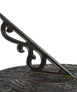 vidaXL Sundial Bronze 35.5×82 cm Plastic