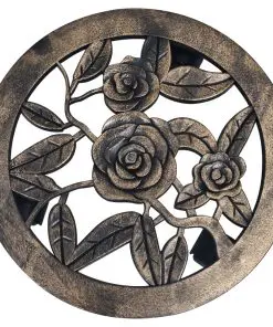 vidaXL Plant Trolleys 6 pcs Bronze 30 cm Plastic