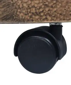 vidaXL Plant Trolleys 6 pcs Bronze 30 cm Plastic