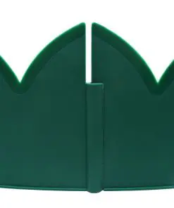 vidaXL Lawn Edgings 10 pcs Green 65×15 cm PP