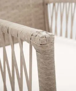 vidaXL Garden Armchairs with Cushions 2 pcs Beige Poly Rattan