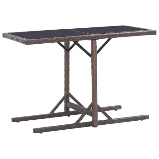 vidaXL Garden Table Brown 110x53x72 cm