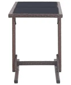 vidaXL Garden Table Brown 110x53x72 cm