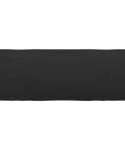 vidaXL Deck Chair Headrest Black 40×7.5×15 cm Textilene