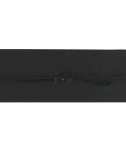 vidaXL Deck Chair Headrest Black 40×7.5×15 cm Textilene
