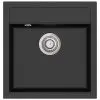 vidaXL Granite Kitchen Sink Single Basin Black vidaXL Granite Kitchen Sink Single Basin Black