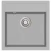 vidaXL Granite Kitchen Sink Single Basin Grey