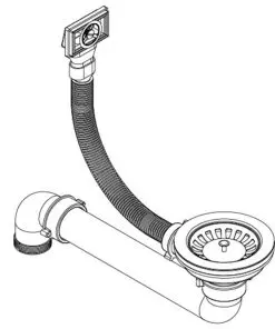 vidaXL Granite Kitchen Sink Single Basin Grey