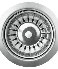 vidaXL Granite Kitchen Sink Single Basin Round Black