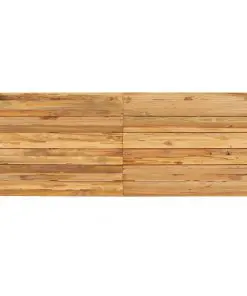 vidaXL Planter 150x40x55 cm Recycled Teak and Steel