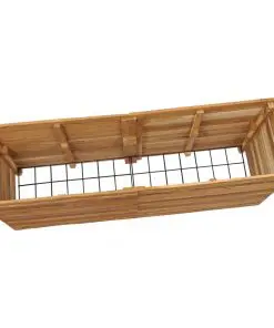 vidaXL Planter 150x40x72 cm Recycled Teak and Steel