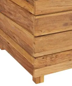 vidaXL Planter 150x40x72 cm Recycled Teak and Steel