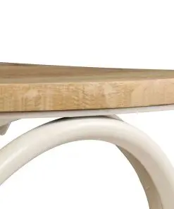 vidaXL Cross Chairs 6 pcs White Solid Mango Wood