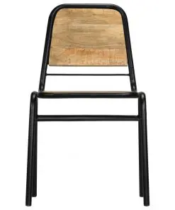 vidaXL Dining Chairs 4 pcs Solid Mango Wood