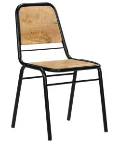 vidaXL Dining Chairs 4 pcs Solid Mango Wood