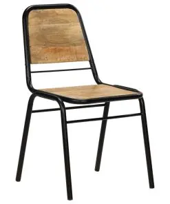vidaXL Dining Chairs 6 pcs Solid Mango Wood