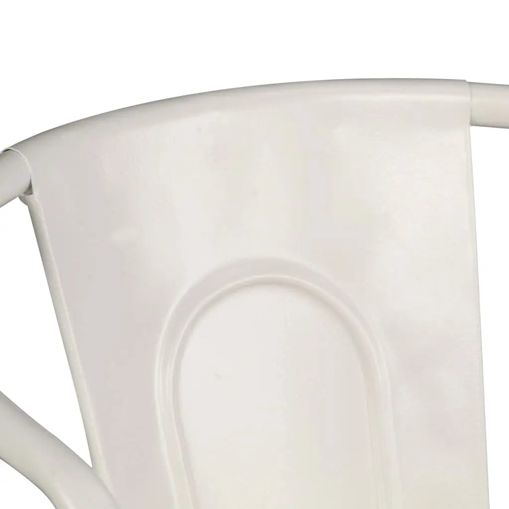 vidaXL Dining Chairs 4 pcs White Solid Mango Wood