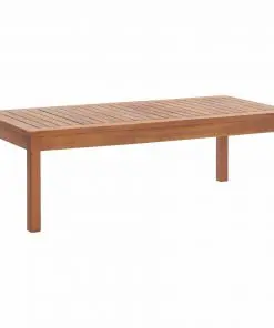 vidaXL 4 Piece Garden Lounge Set with Cushions Solid Acacia Wood