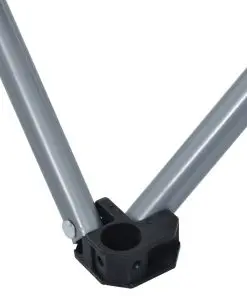 vidaXL Folding Moon Chairs 2 pcs Grey