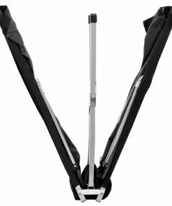 vidaXL Camping Bed 206x75x45 cm XXL Black