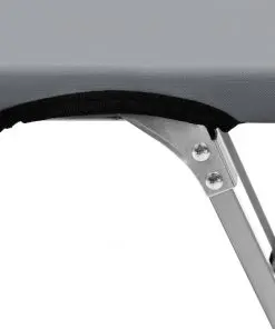 vidaXL Camping Bed 206x75x45 cm XXL Grey