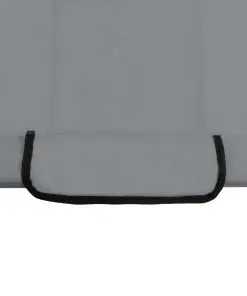vidaXL Camping Bed 206x75x45 cm XXL Grey