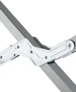 vidaXL Camping Bed 206x75x45 cm XXL Grey