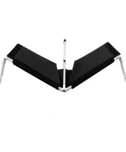 vidaXL Camping Bed 190x74x47 cm XL Black