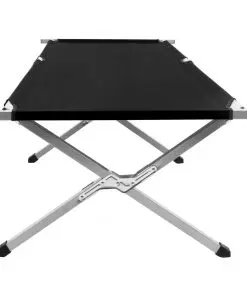 vidaXL Camping Bed 210x80x48 cm XXL Black