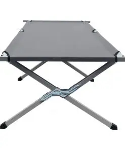 vidaXL Camping Bed 210x80x48 cm XXL Grey
