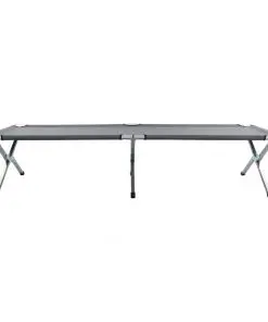 vidaXL Camping Bed 210x80x48 cm XXL Grey