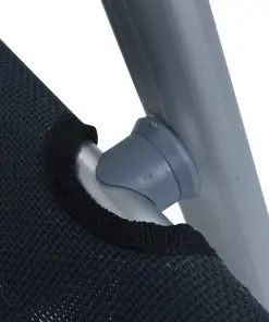 vidaXL Reclining Garden Chairs 2 pcs Aluminium Grey