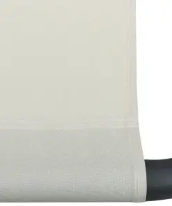 vidaXL Outdoor Lounge Bed Fabric Cream
