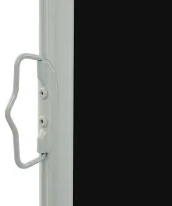 vidaXL Patio Retractable Side Awning 60×300 cm Black