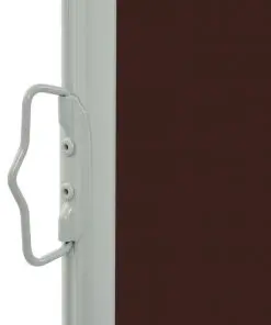 vidaXL Patio Retractable Side Awning 80×300 cm Brown