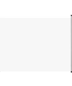 vidaXL Patio Retractable Side Awning 100×500 cm Cream