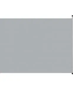 vidaXL Patio Retractable Side Awning 120×500 cm Grey