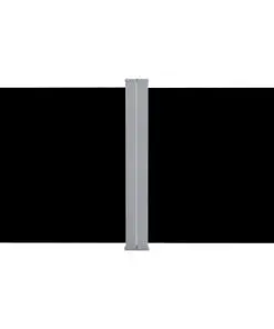 vidaXL Retractable Side Awning Black 140×600 cm