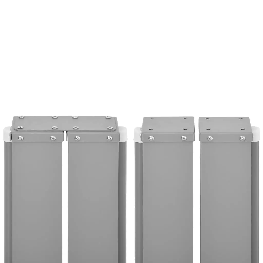 vidaXL Retractable Side Awning Black 140×600 cm