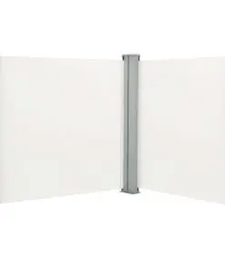 vidaXL Patio Retractable Double Side Awning 170×600 cm Cream