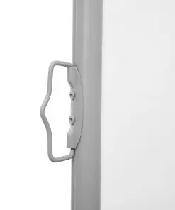 vidaXL Retractable Side Awning Cream 170×1000 cm