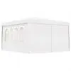 vidaXL Professional Party Tent with Side Walls 4×4 m White 90 g/m² vidaXL Professional Party Tent with Side Walls 4×4 m White 90 g/m²