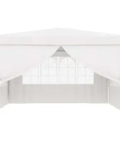 vidaXL Professional Party Tent with Side Walls 4×4 m White 90 g/m²